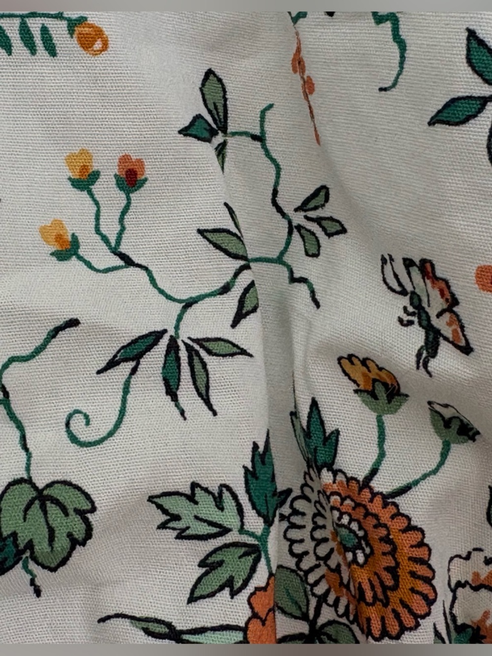 Anthropologie Women’s Dress, Ivory with floral print, size 3X - Picture 5 of 11